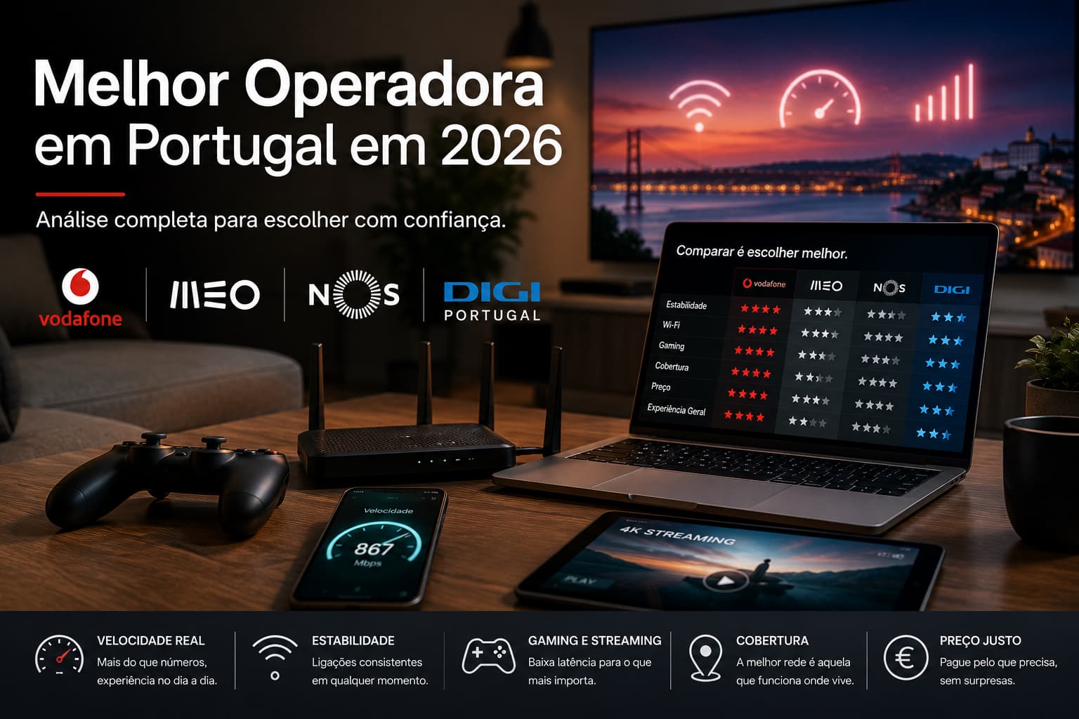 Melhor operadora em Portugal em 2026